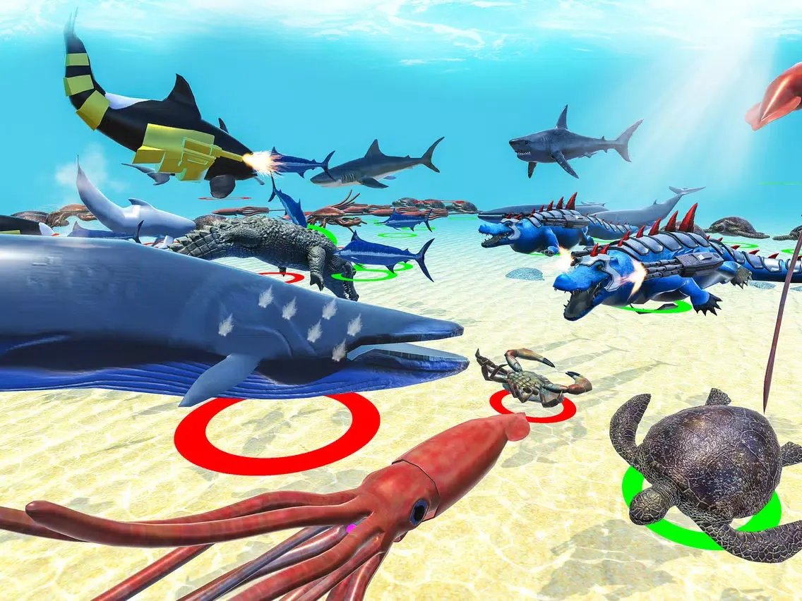 Sea Animal Battle Simulator iPad  স্ক্রিনশট