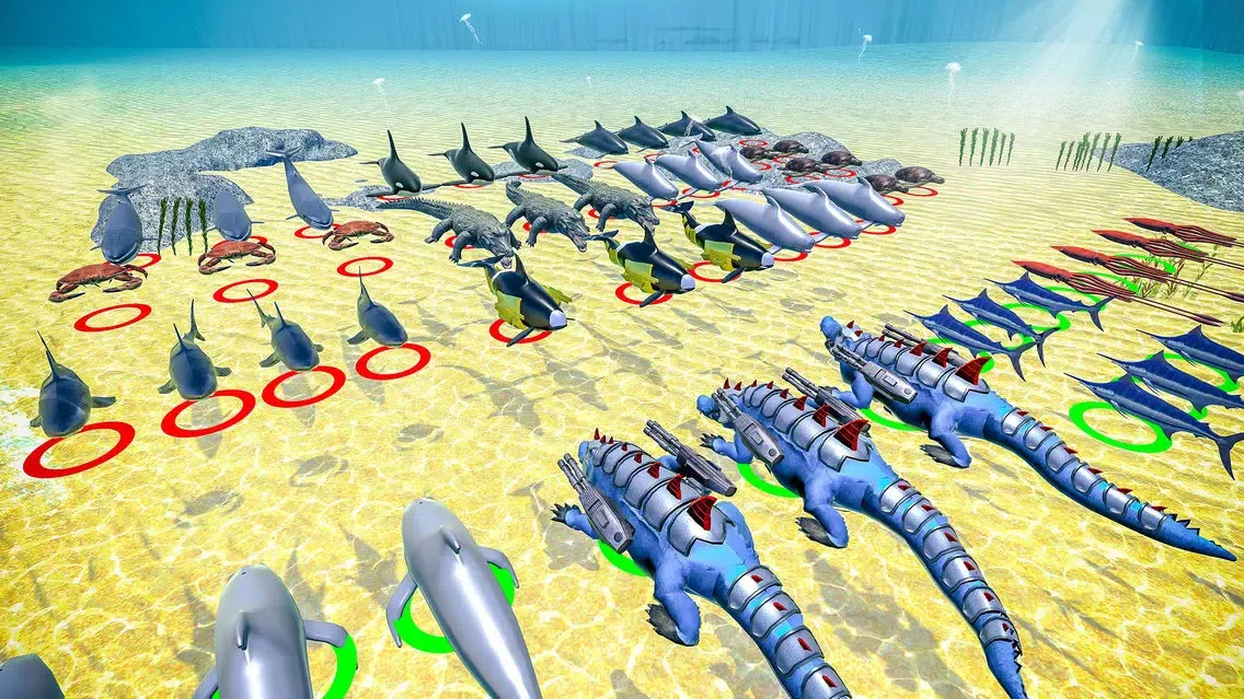 Sea Animal Battle Simulator স্ক্রিনশট
