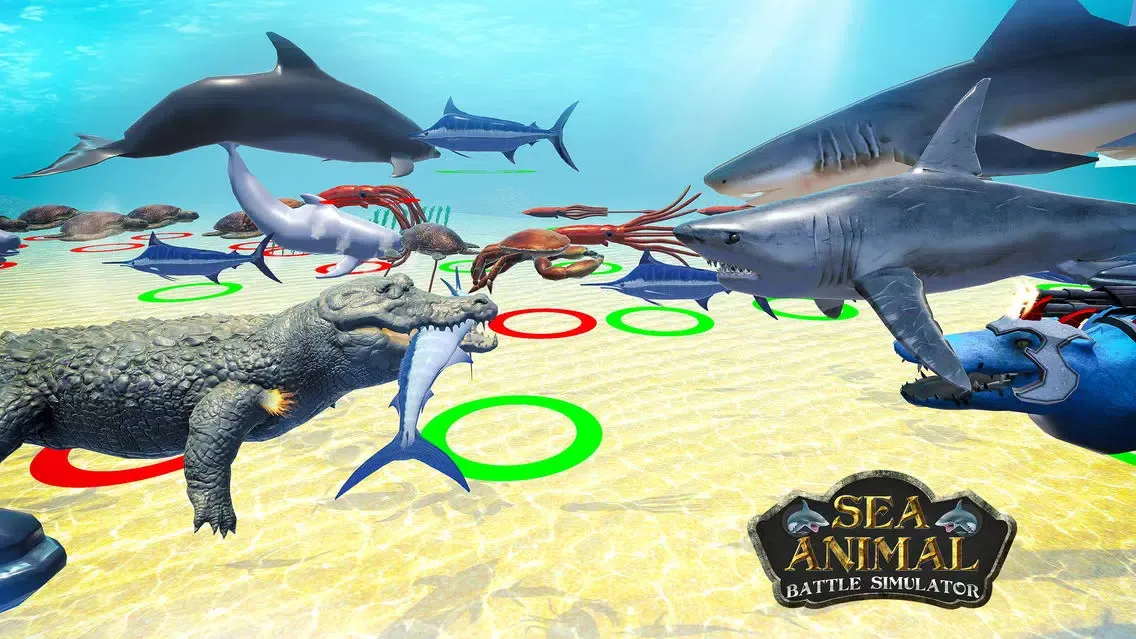 Sea Animal Battle Simulator স্ক্রিনশট