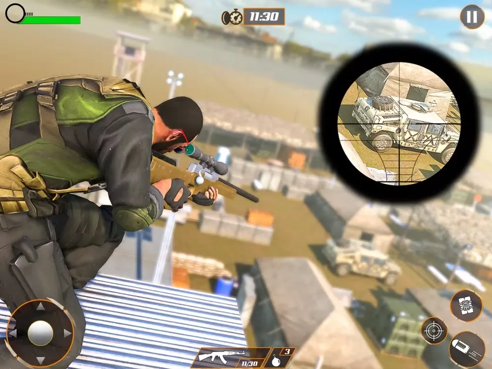Secret Agent Commando Strike iPad  Screenshots
