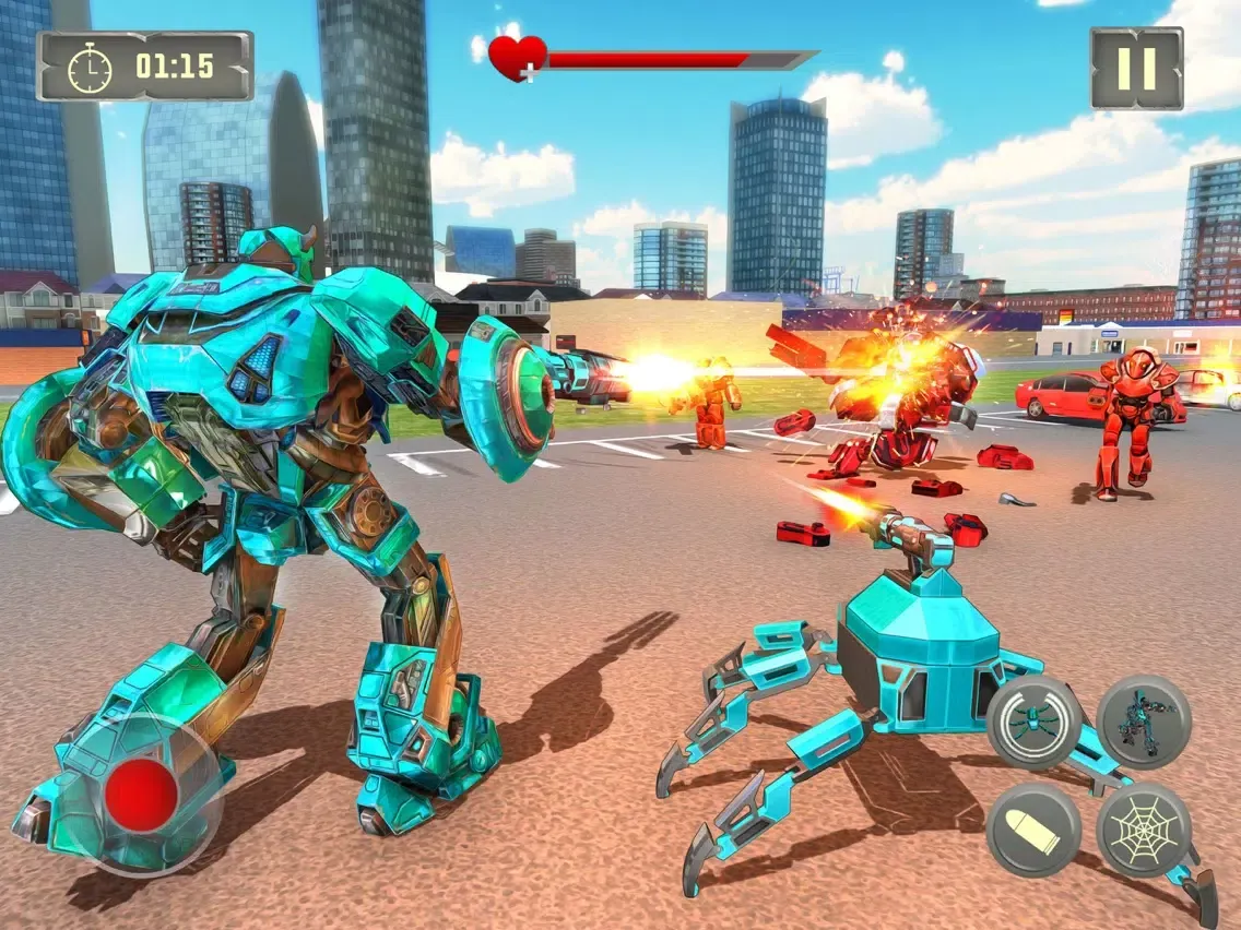 Captures d'écran de Spider Hero Robot War Game iPad 