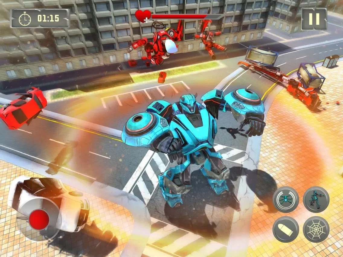 Captures d'écran de Spider Hero Robot War Game iPad 