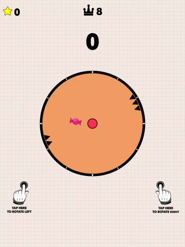 Tangkapan layar Bounce Around Ball iPad 