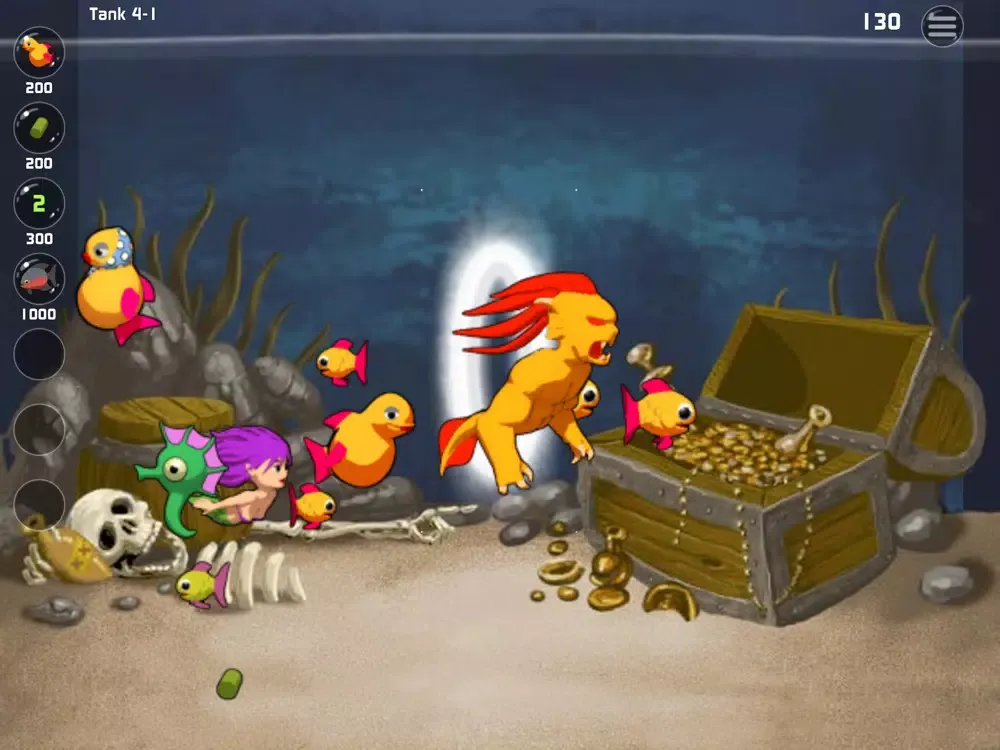 Tangkapan layar Insaniquarium! Deluxe iPad 