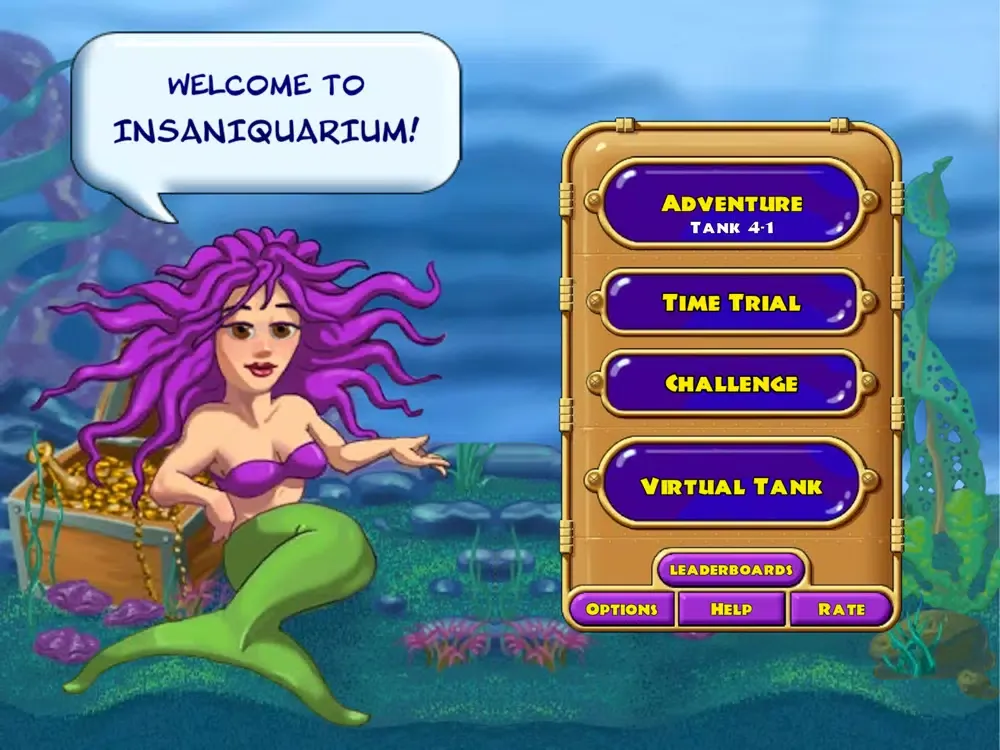 Tangkapan layar Insaniquarium! Deluxe iPad 