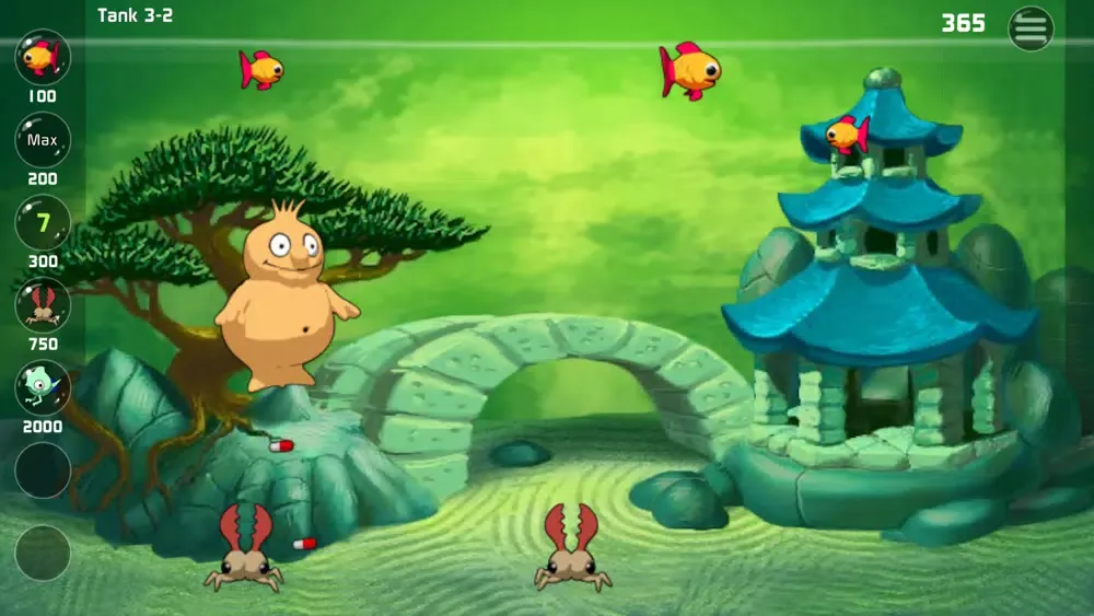 Tangkapan layar Insaniquarium! Deluxe