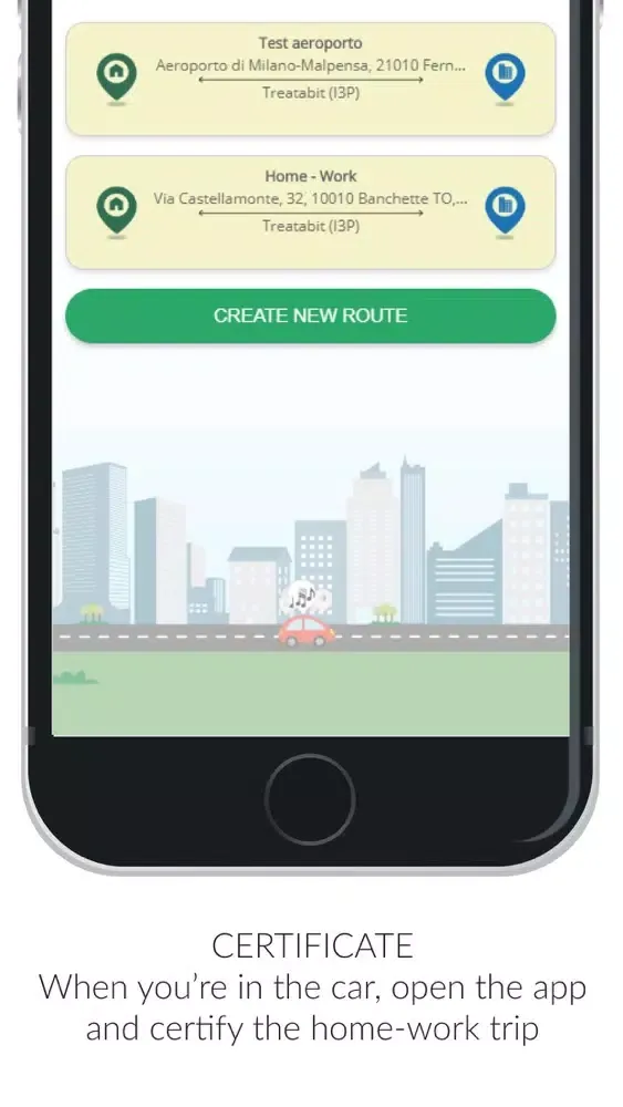 Captures d'écran de Jojob, Corporate Carpooling