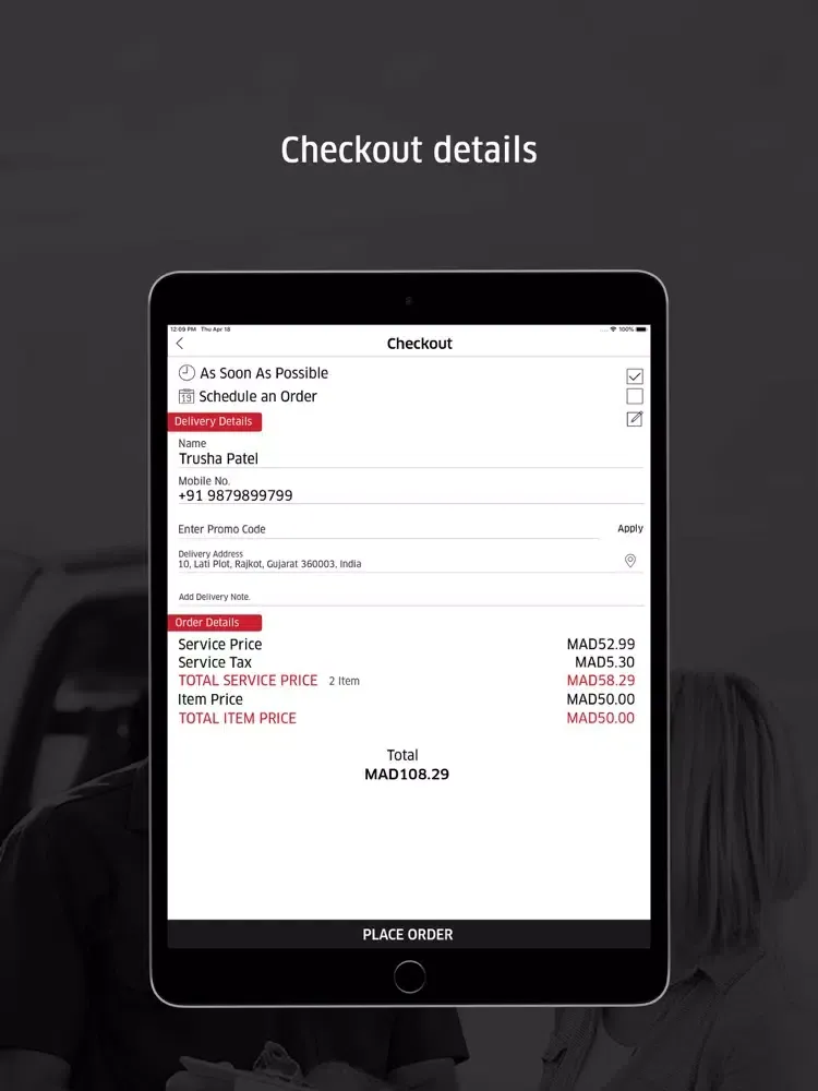 Bringoo Livraison iPad  سکرین شاٹس