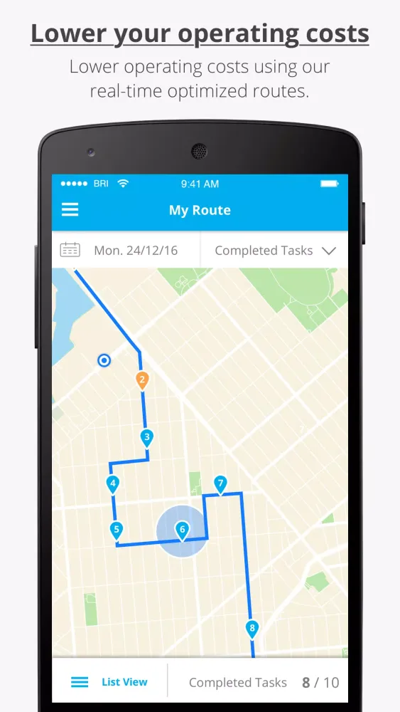 Ảnh chụp màn hình của Bringoz Driver
