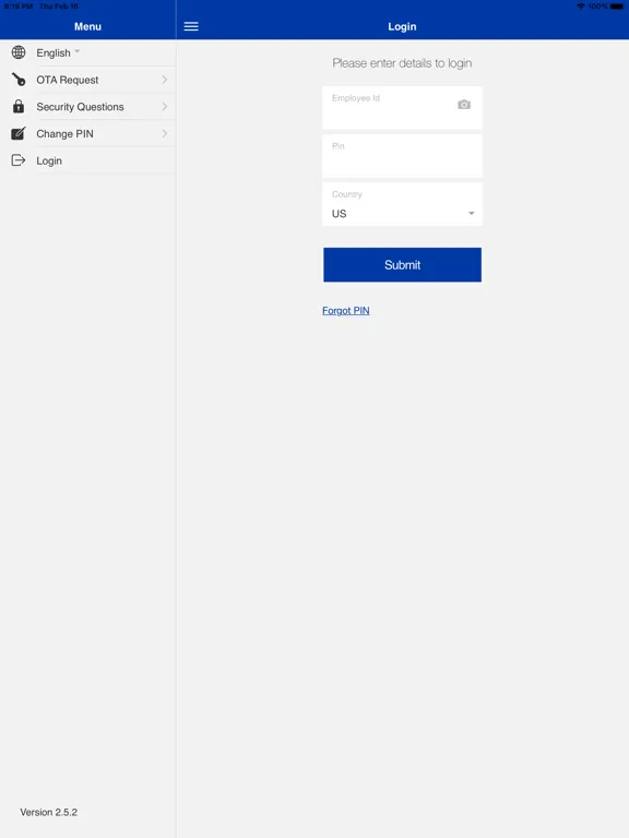 Brink's OTA iPad  Ekran Görüntüleri