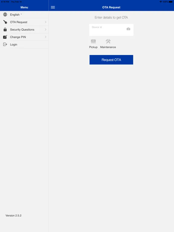 Brink's OTA iPad  Ekran Görüntüleri