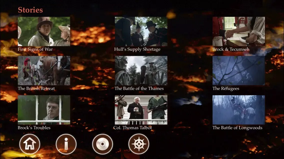 Capturas de tela do A Desert Between Us and Them: War of 1812