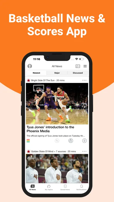 Tangkapan skrin Basketball News & Scores