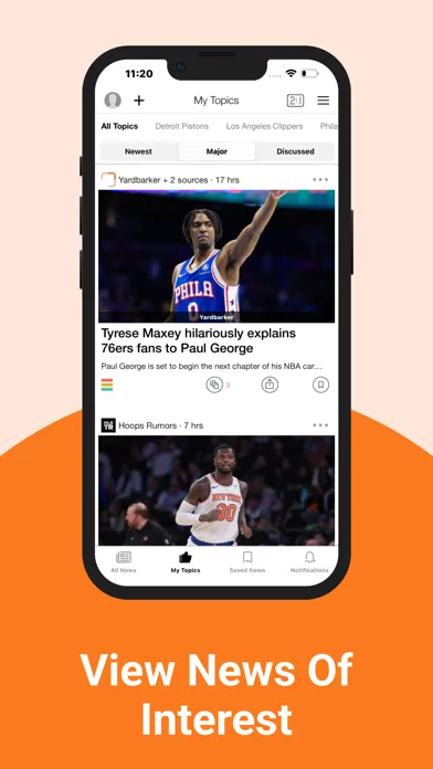 Tangkapan skrin Basketball News & Scores