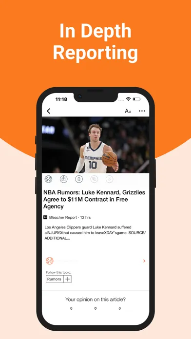 Tangkapan skrin Basketball News & Scores