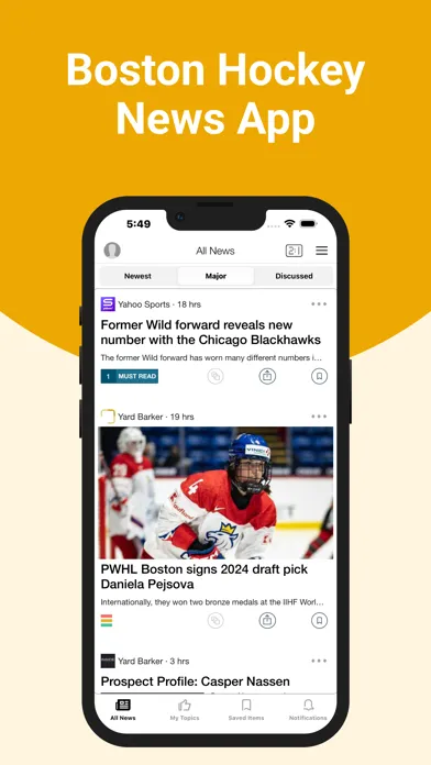 Boston Bruins Hockey Fan News Screenshots