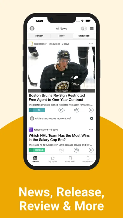 Boston Bruins Hockey Fan News Screenshots