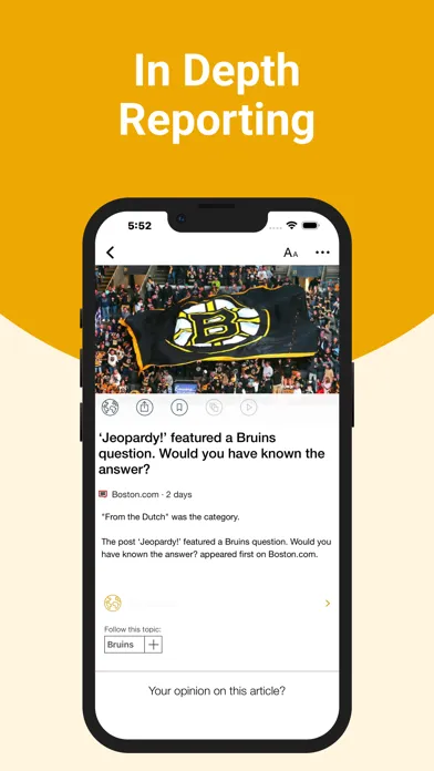 Boston Bruins Hockey Fan News Screenshots