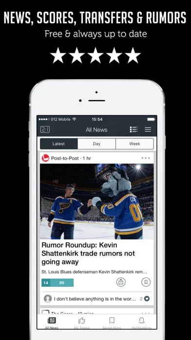 Hockey News, Scores & Videos Screenshots