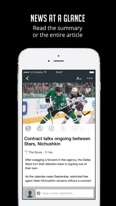 Hockey News, Scores & Videos Screenshots