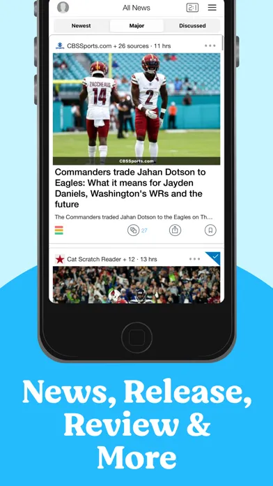 Zrzuty ekranu Football Nation News & Scores