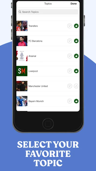 Ảnh chụp màn hình của Football News, Scores & Videos