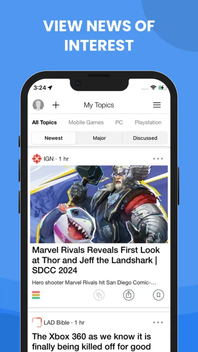 Tangkapan layar Gaming News and Reviews