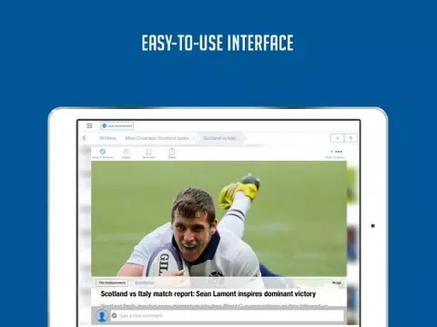 Sportfusion - Rugby World Cup 2015 Unofficial News & Live Scores iPad  स्क्रीनशॉट