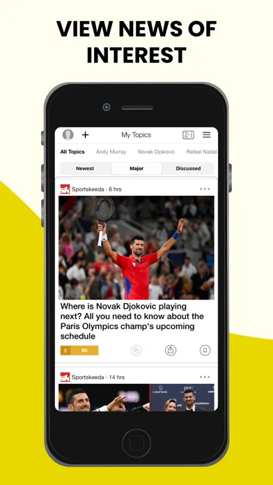 Capturas de pantalla de Tennis News, Scores & Results