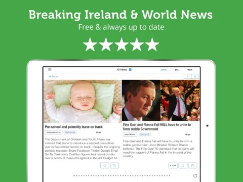 Скриншоты Irish News - Latest News, Headlines & Videos From Ireland iPad 