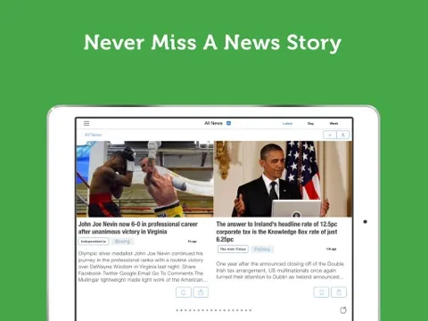 Скриншоты Irish News - Latest News, Headlines & Videos From Ireland iPad 