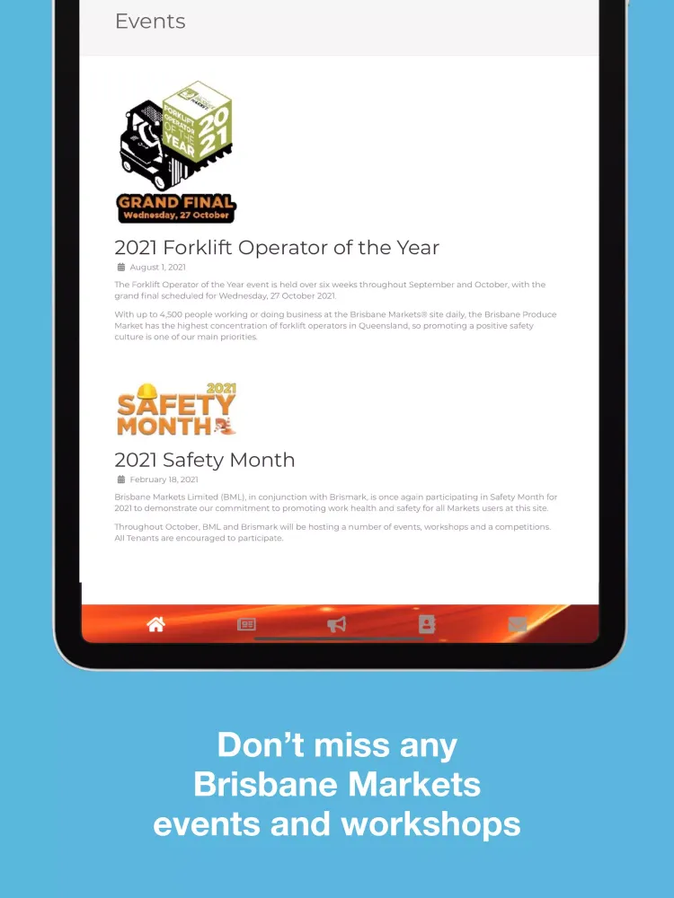 Tangkapan skrin BML Portal