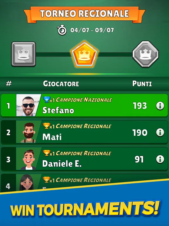 Captures d'écran de Briscola Tradizionale iPad 