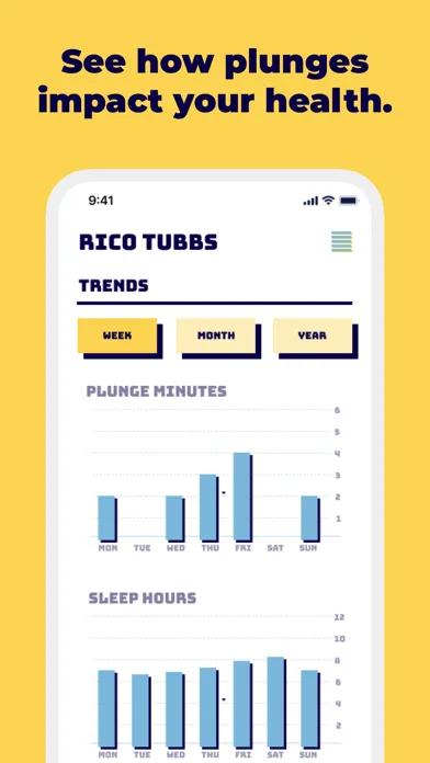 Скриншоты Brisk: Cold Plunge Tracker