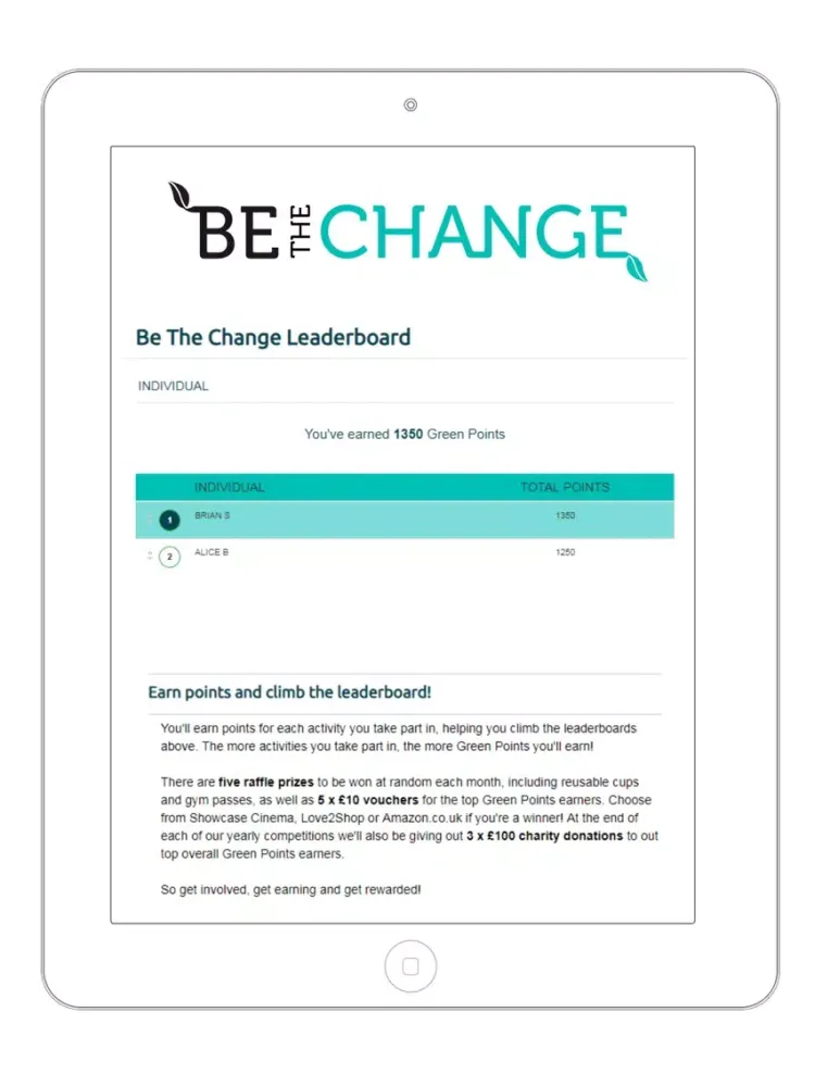 Bristol Student; Be The Change iPad  Ekran Görüntüleri
