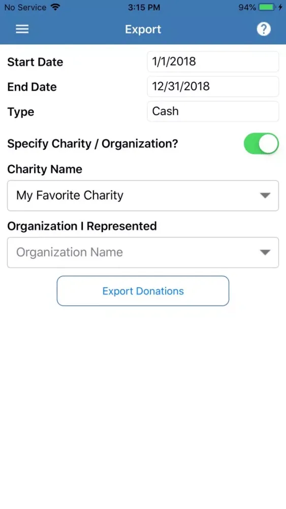 My Giving Back應用截圖