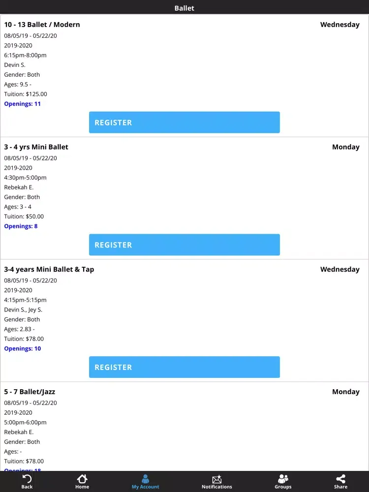 British Acad. Performing Arts iPad 应用截图