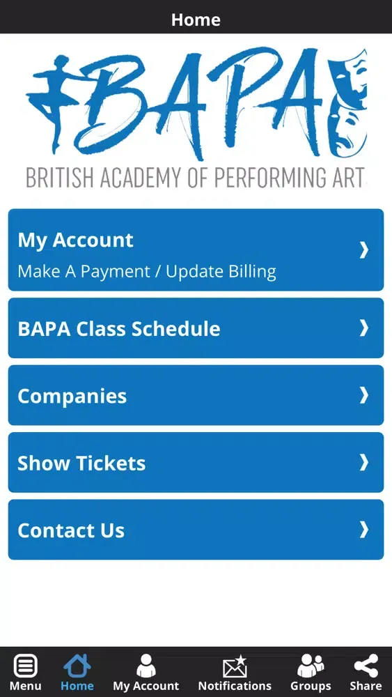 British Acad. Performing Arts应用截图
