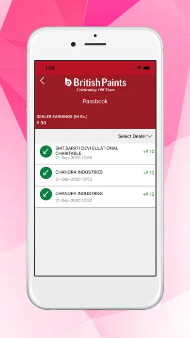 Capturas de pantalla de British Paints Tokens