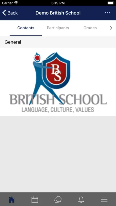 Campus Virtual British School スクリーンショット