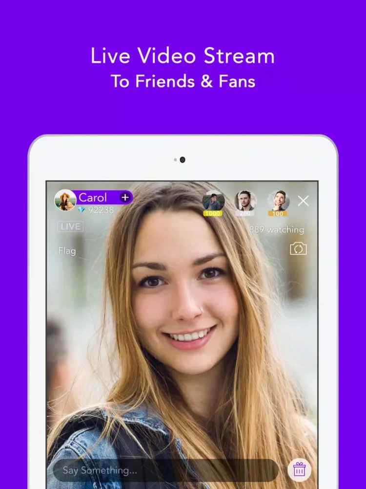 Capturas de tela do Butter - Live Video Streaming iPad 