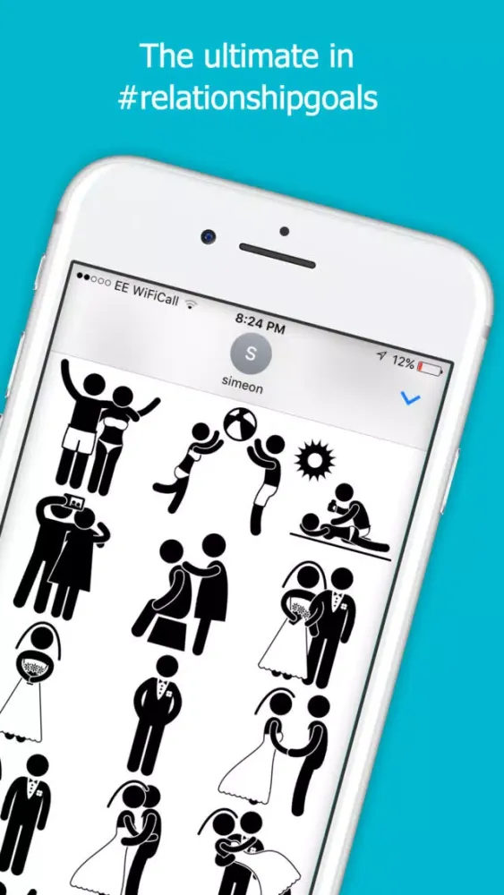 Скриншоты Relationship Goals - Stickers for Couples in Love
