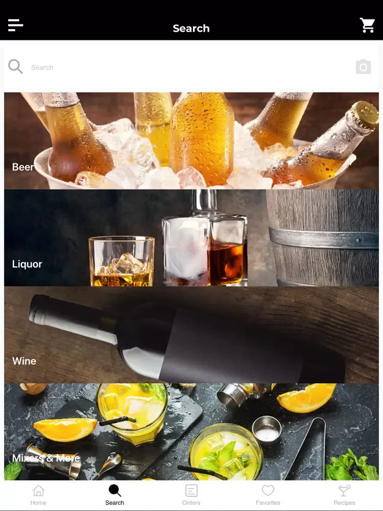 Скриншоты Anjo Liquors iPad 