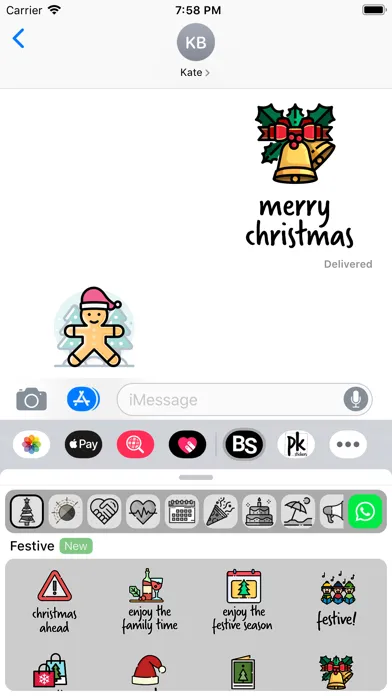 Tangkapan skrin BS Stickers
