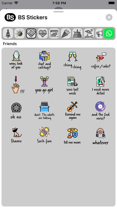 Screenshot di BS Stickers