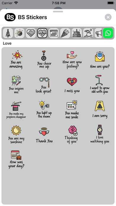 Screenshot di BS Stickers
