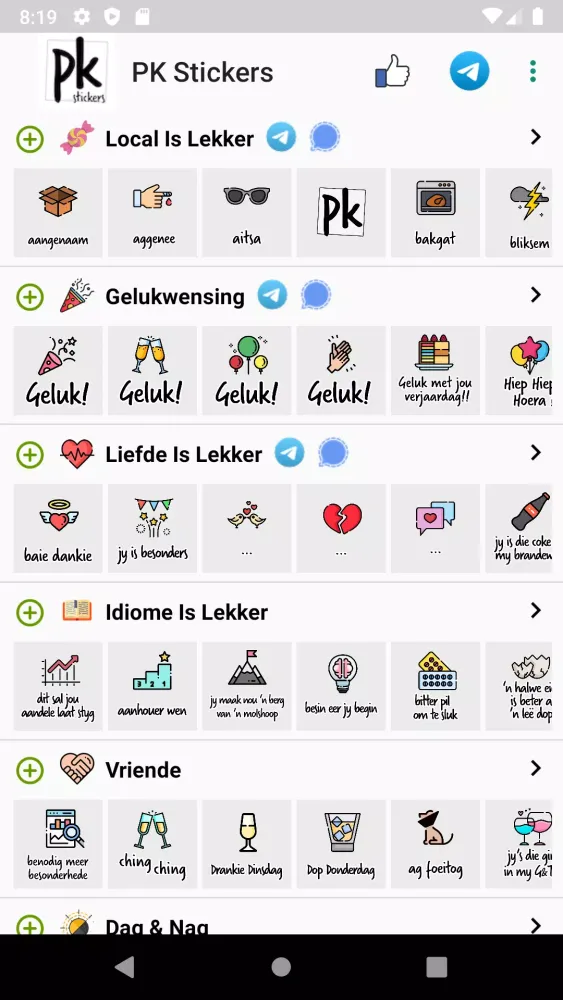 Capturas de pantalla de PK Stickers