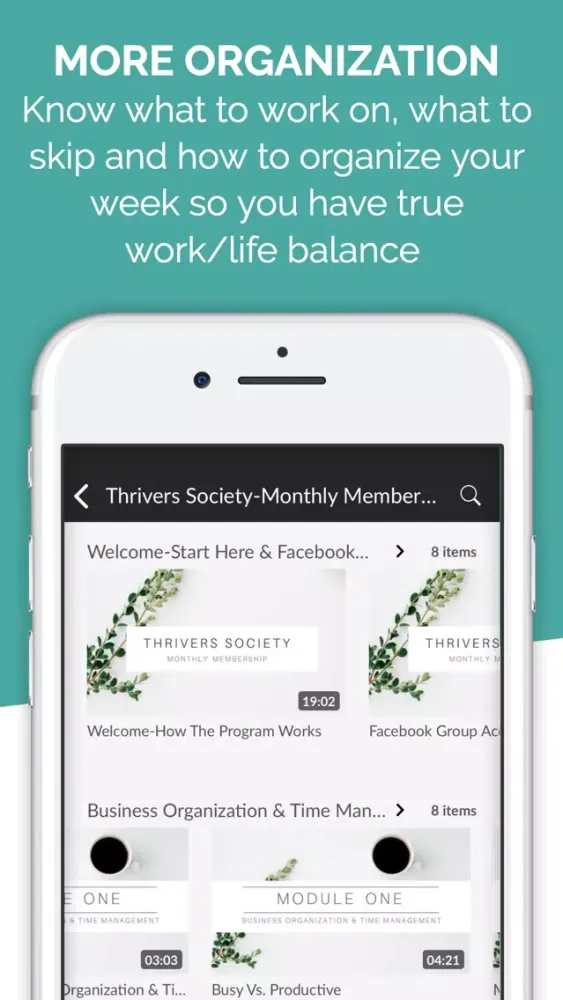 Tangkapan skrin Britt Seva - Thrivers Society