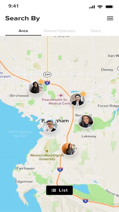 Captures d'écran de PLACE Partners