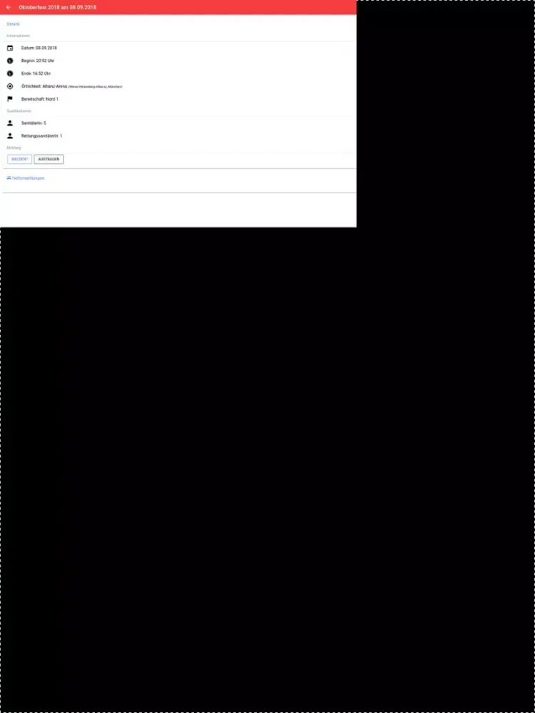 BRK KV München - Bereitschaften iPad 应用截图